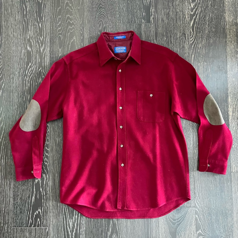 Wool Pendleton button down shirt